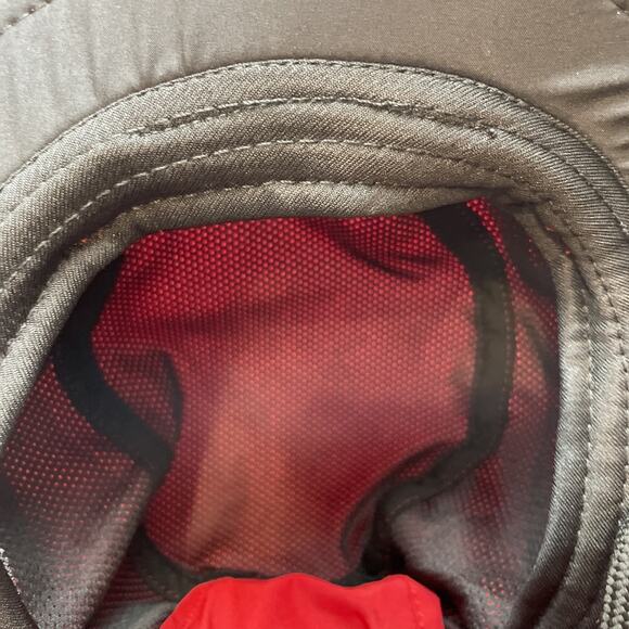 The Fairway Sunhat Shape Flexer Hat Sz S/M Red Vented Neck Flap Wind Resist UPF - Picture 6 of 9